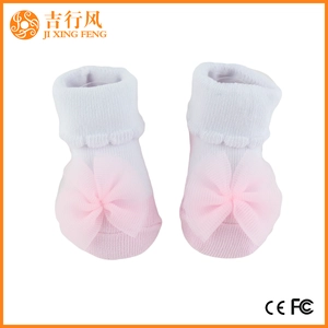 hochwertige süße Baby Socken Hersteller China benutzerdefinierte Neugeborenen Gummiboden Socken