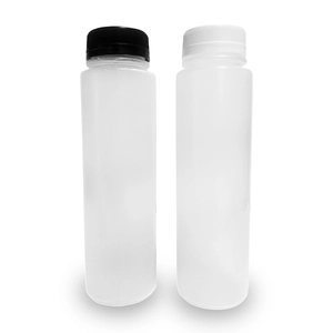 Bottiglia di succo di riempimento a caldo resistente al calore PP 250ml 8 bottiglie di plastica per bevande