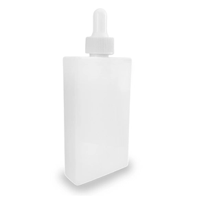 Empty 100ml PETG Square Plastic Dropper Bottoles