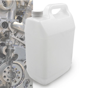 Bottiglie di plastica da 5 litri di disinfettante chimico vuoto in HDPE di grande capacità