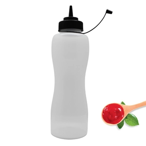 Confezione di condimenti per uso alimentare Bottiglie di salsa da spremere da 1 litro