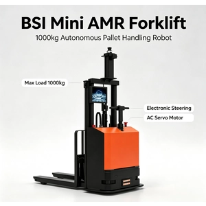 BSI Mini 1000KG Autonomous Forklift Narrow Aisle Warehouse