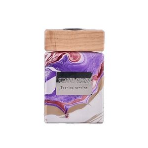 Pakyawan mataas na kalidad na marbled purple glass diffuser bottle suppliers