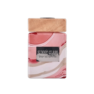 Mga supplier ng Luxury Home Custom Marbled Red Empty Glass Diffuser Bottle