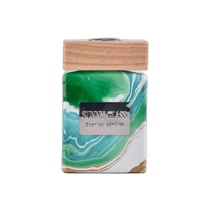 Mga supplier ng luxury marble fluid green square glass diffuser bottle