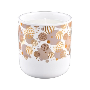 Pots de bougies en céramique de luxe en gros avec des motifs géométriques sphériques uniques