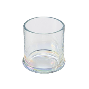 Luxury custom gradient transparent glass candle jar wedding decoration