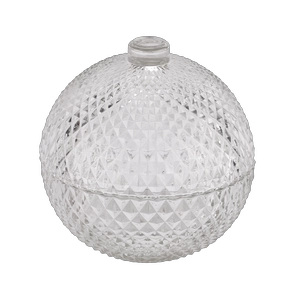 Clear Ball Ornaments for Christmas Tree Decoration Glass Ball Jar Glass Candle Jars With Lids