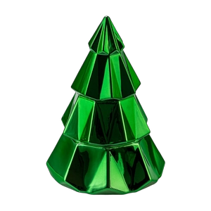 Luxury custom Christmas tree glass candle jars with lids