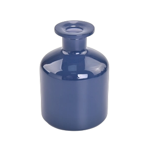 أوعية عطر زجاجية زرقاء نيلي فاخرة لماركات العطور المنزلية