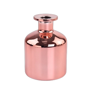 Brugerdefineret Rose Gold Reed Diffuser flaske Luksus glas duftflaske