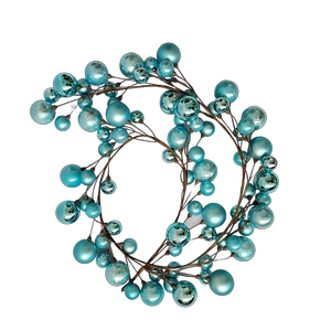 Senmasine blue ball 6ft baubles garlands for xmas holiday wall home hanging decoration