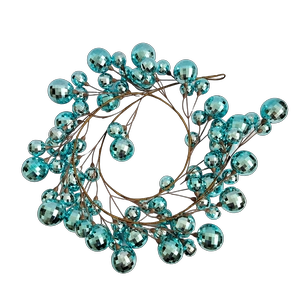 Senmasine 6ft blue ball Christmas baubles garlands for Party Indoor Outdoor Home holiday hanging Decor