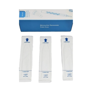 China Dog Use Disposable Mercury-free Thermometer Probe Cover with Easy Operation manufacturer