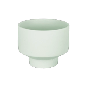 Tazón De Cerámica Verde Claro Para Velas 9oz