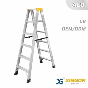 XG-303H 【ALUMINIO】 Escalera de doble cara para soldadura (trabajo pesado)