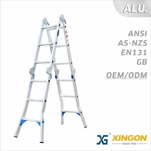 XG-115B 【ALUMINIO】 Escalera Plegable Multiusos