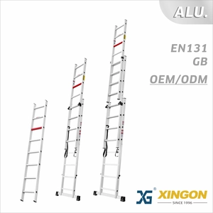 XG-116A/A2/A3 【ALUMINIO】 Escalera Combinacional-2/3 Secciones