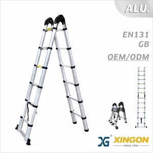 XG-129A/D 【ALUMINUM】 Joint Telescopic Ladder