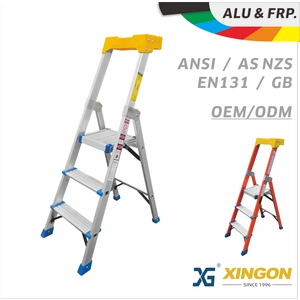 XG-337A/F 【ALUMINIO / FIBRA DE VIDRIO】 Escaleras para Herramientas del Hogar