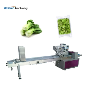 Automatische horizontale verse groenten en fruitkussenpakkingsmachine voor zaken