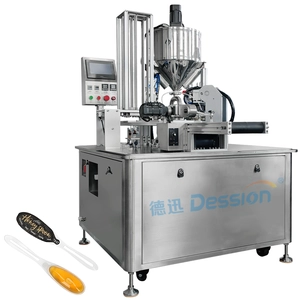 Compact rotary filling machine - high capacity in a small space, suitable for small and medium-sized enterprises
