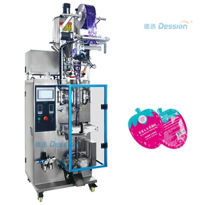 Small stand-up juice special-shaped bag packaging machine, fruit gel, China factory
