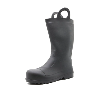 110 Ölrutschfeste, pannensichere PVC-Sicherheits-Regenstiefel mit Stahlkappe und Griffen