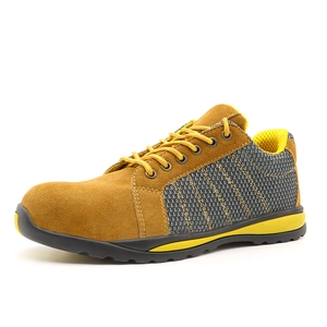 TM225 olie chemisch bestendige antislip rubberen zool dames veiligheidssportschoenen stalen neus