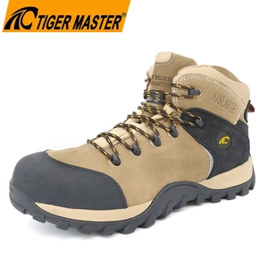 TM3280 Chile suede leather lining fiberglass toe puncture-proof safety shoes