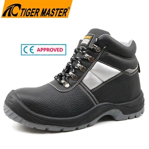 TM004 CE verificado biqueira de aço à prova de punção sapatos de segurança antiestáticos s3