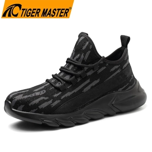 TM3266 Zapatos de seguridad deportivos suaves para mujer con punta de acero para evitar pinchazos