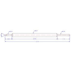 China Supplier Spring Probe Pogo Pin Connector SF-GB031D570D20-BB-A6