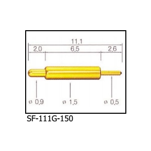 Surface Mount Frühling Loaded Pogo PIN