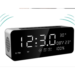 Bluetooth ile Çalar Saat Hoparlörü, Takvim, Sıcaklık NSP-0081