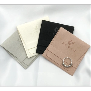 Best Seller Pink Microfiber Jewelry Bag Suede Pouch High End Custom Logo Jewelry Packaging