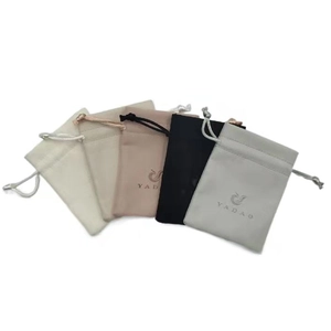 YADAO Jewelry Pouch Microfiber Necklace Pouch Custom Logo Jewelry Bag