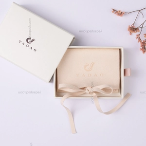high quality paper packaging box paper drawer box matching with pouch bag inside