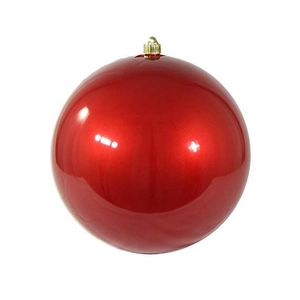 200mm pearl finish plastic shatterproof christmas hanging ball