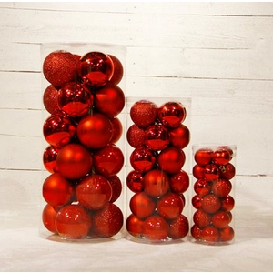 Luxury Hot Selling Plastic Xmas Ball Set