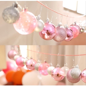 Top Quality Hanging Decorative Plastic Xmas Bauble