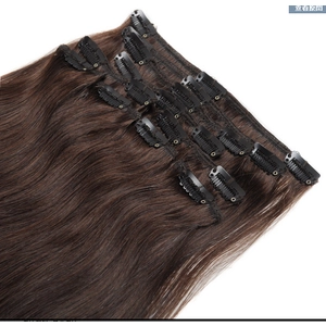 China 100% human hair high quality for black women 8inch-30 inch hair extensions clip in manufacturer