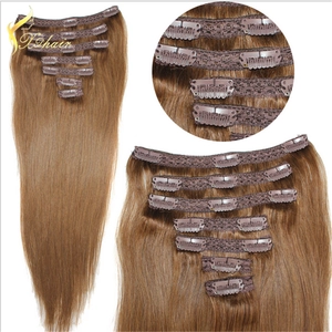 China Hair Extension Type and Silky Straight Wave Style balayage hair extension clip in hair for white women manufacturer