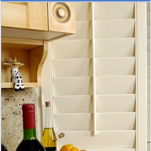 Китай Stain Color T Post L Frame 89mm Жалюзи для настоящих деревянных жалюзи - Китайские деревянные жалюзи, оконные ставни