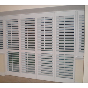 Obturador feito-à-medida do fauxwood do PVC, obturador de alta qualidade do fauxwood do PVC