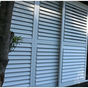 Exterior Aluminum plantation shutter, oem Horizontal Aluminum blinds
