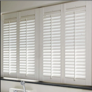 PVC shutter wholesales, Custom made PVC fauxwood shutter