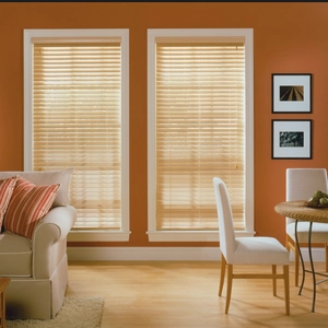 Madera real y persianas de celosía de PVC, de color personalizado persianas proveedor