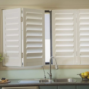 oem Louver shutters in china, Light weight PVC slats manufacturer china