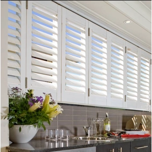 Wood Plantation Window Shutters, Holz Shutter Supplier China